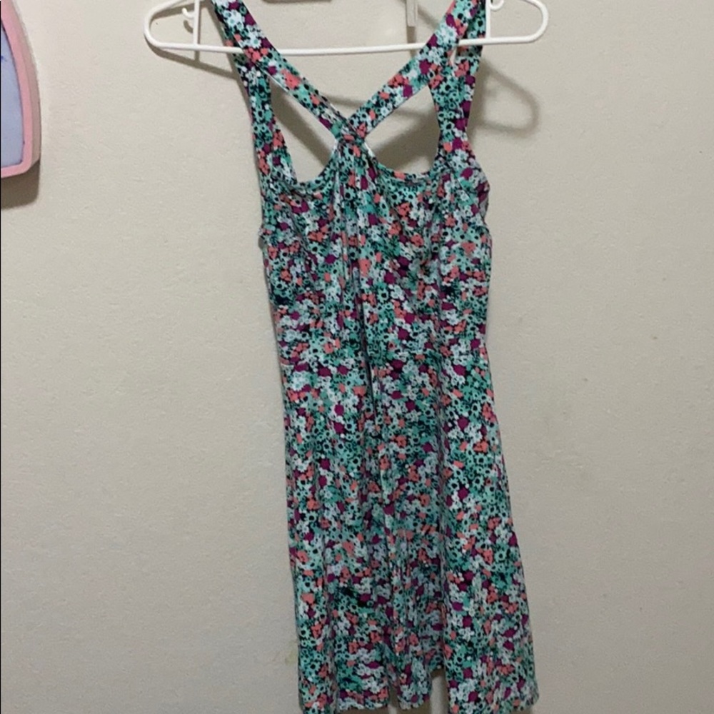 Flowery dress, relaxed fit